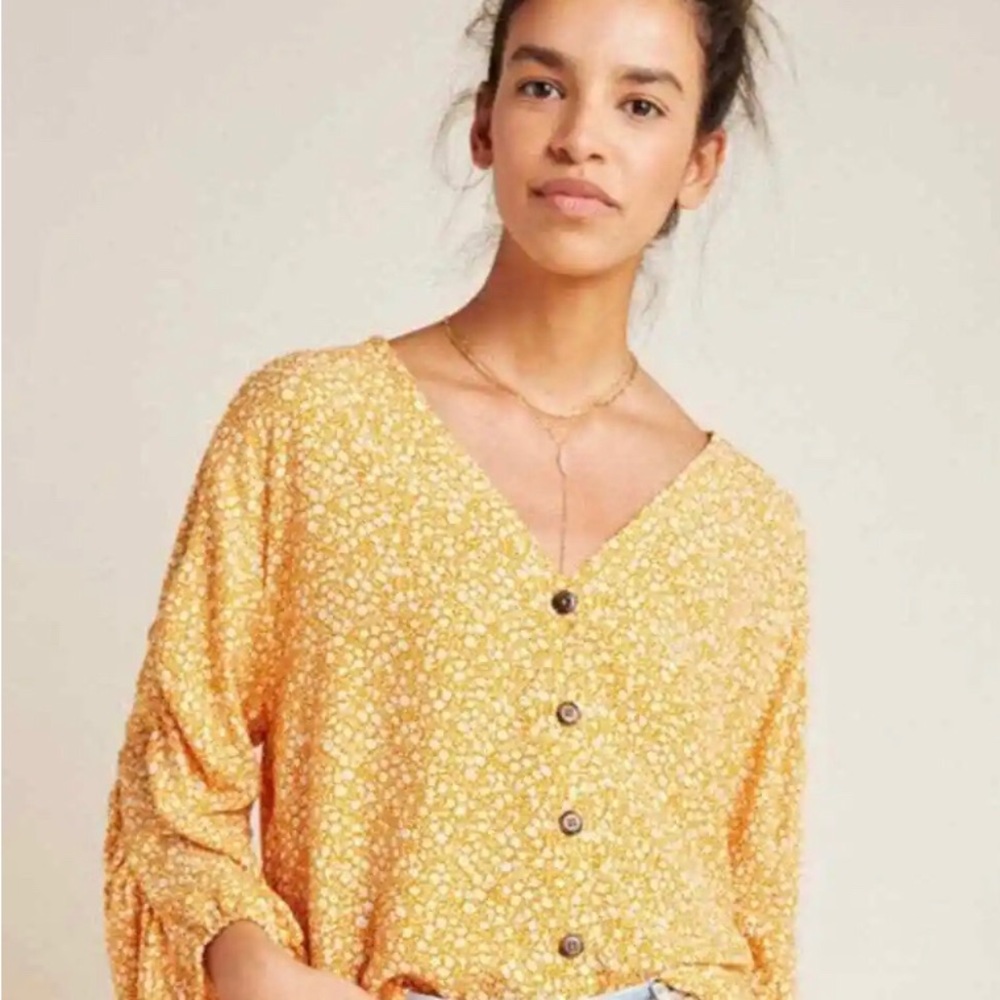 Maeve Anthropologie Venice Blouse CottageCore